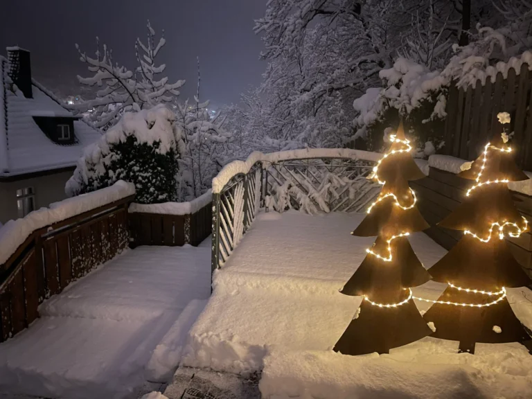 terrasse im winter